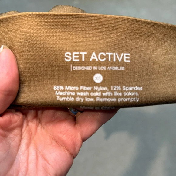 Set‎ Active Sculptflex Penny Brown Leggings Size XS - Picture 4 of 4